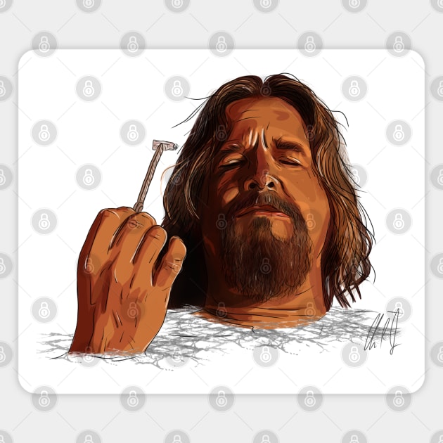 Dude & his Roach Clip Magnet by 51Deesigns